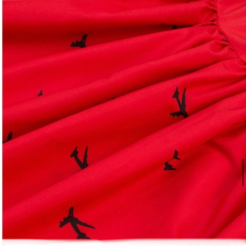NWOT Watermelon Sunset Swing Dress - Picture 6 of 8